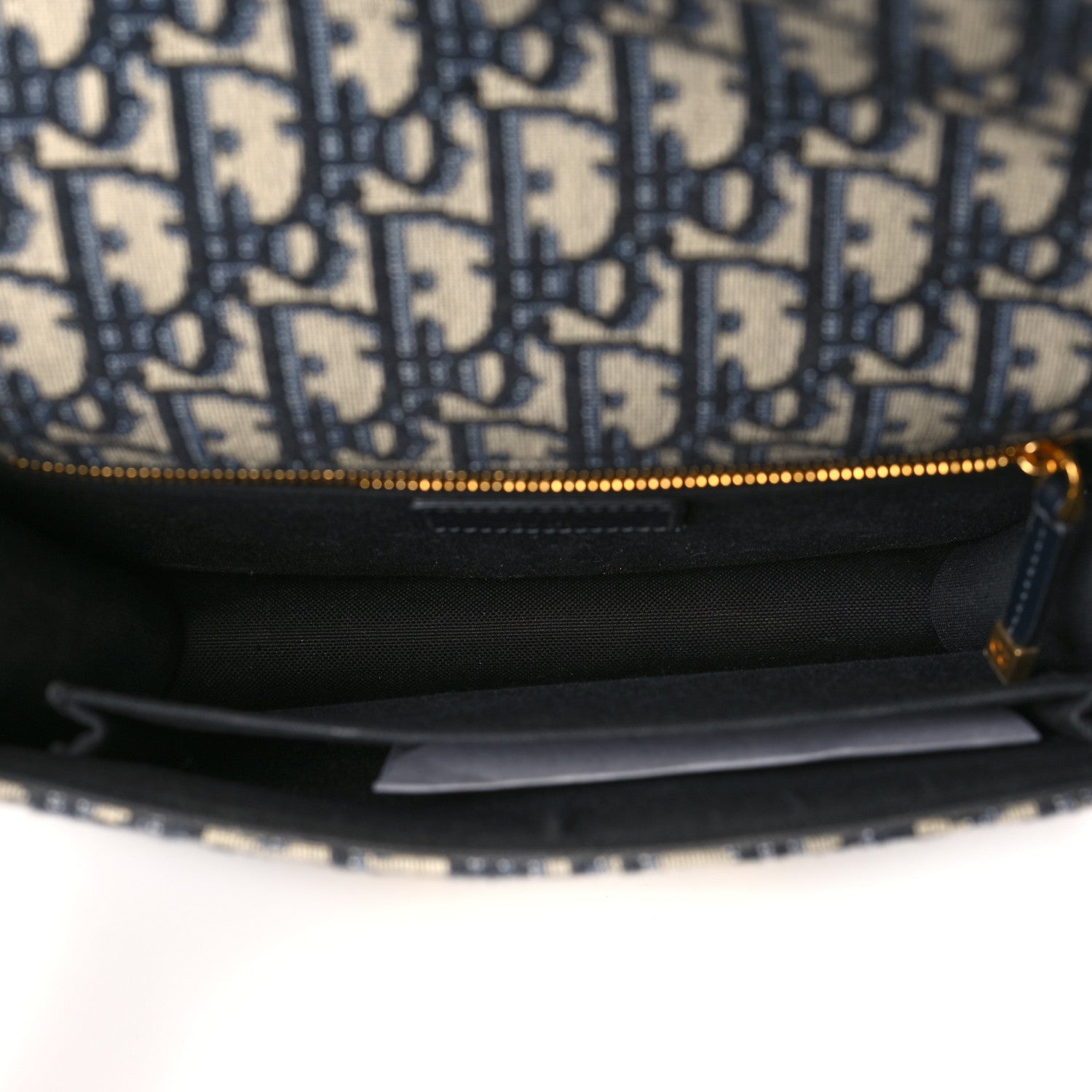 Christian Dior Oblique 30 Montaigne Flap Bag Blue 5 of 9