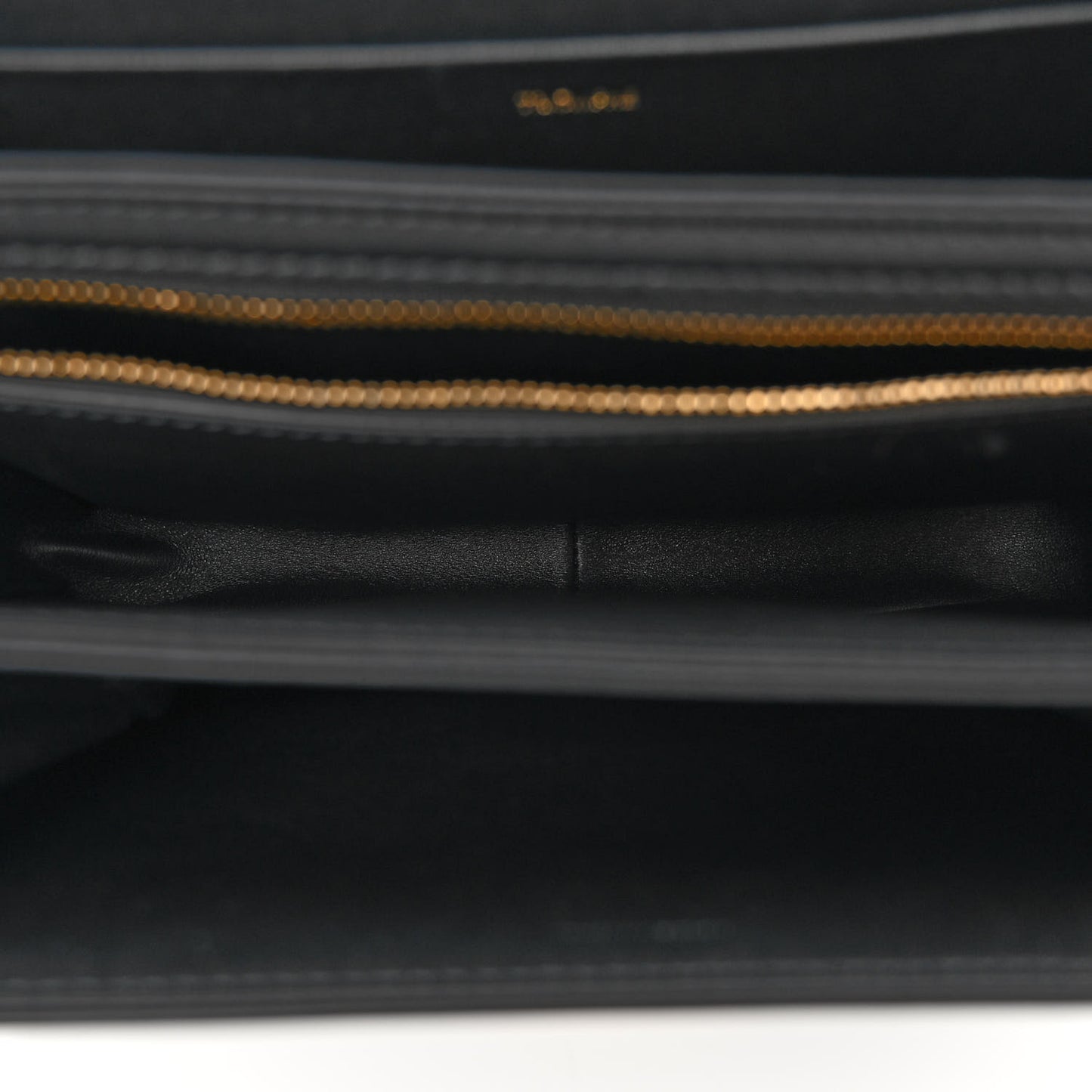 Shiny Calfskin Medium Triomphe Black