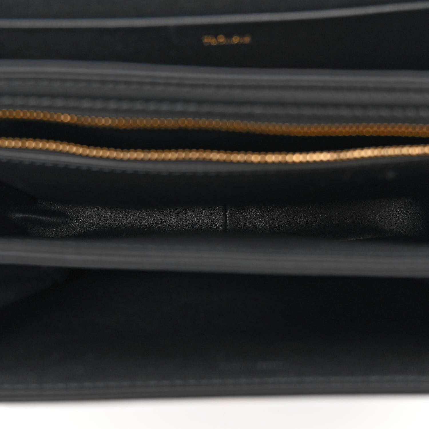 Celine Shiny Calfskin Medium Triomphe Black 5 of 10
