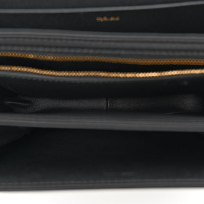 Celine Shiny Calfskin Medium Triomphe Black 5 of 10