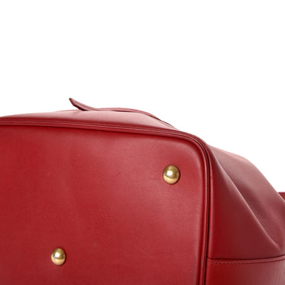 Saint Laurent Calfskin Medium Emmanuelle Bucket Bag Lipstick Red 13 of 16