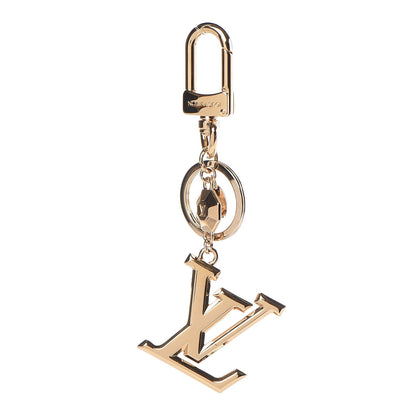 Louis Vuitton LV Facettes Bag Charm Key Holder Gold 1 of 2