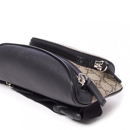 Gucci GG Supreme Monogram Belt Bag Black 3 of 7