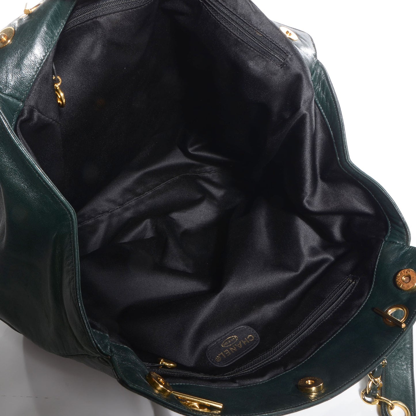 Lambskin Shoulder Bag Green