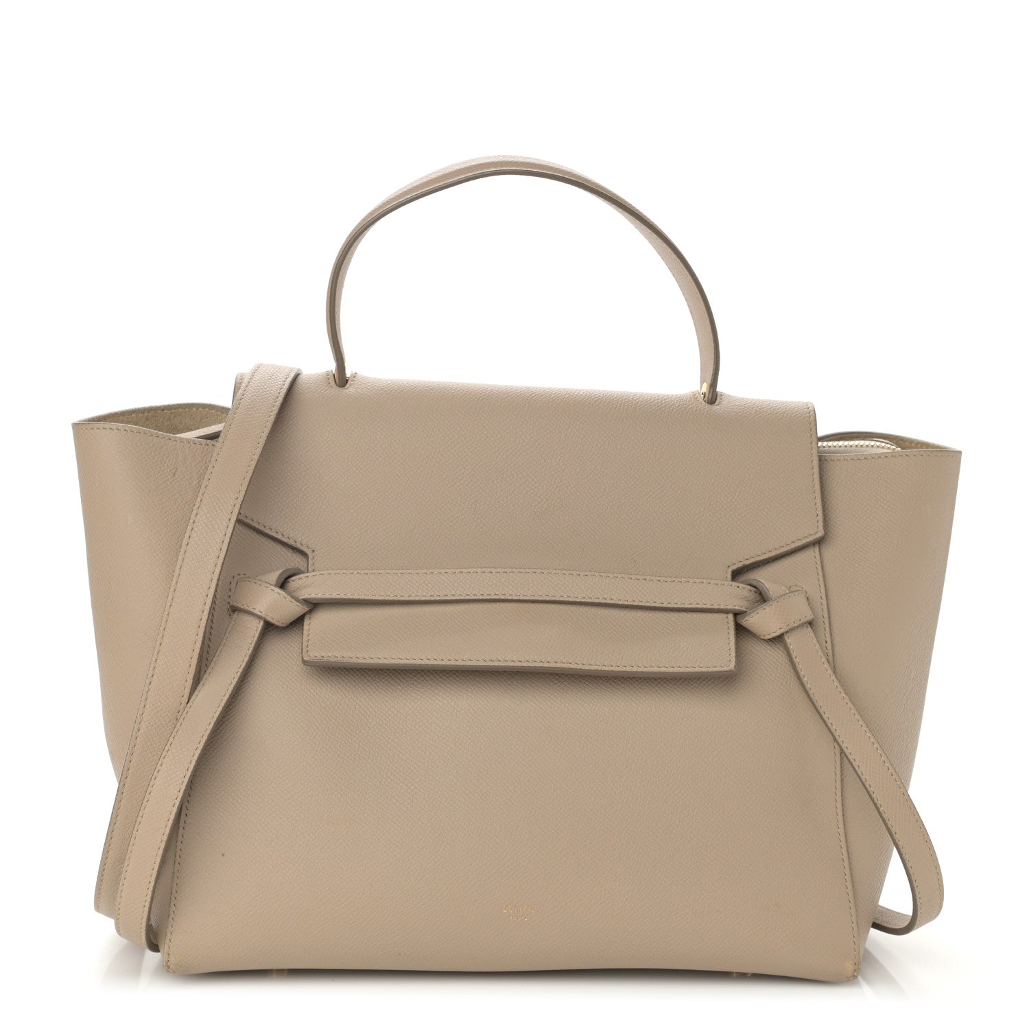 Celine Grained Calfskin Mini Belt Bag Light Taupe 1 of 14