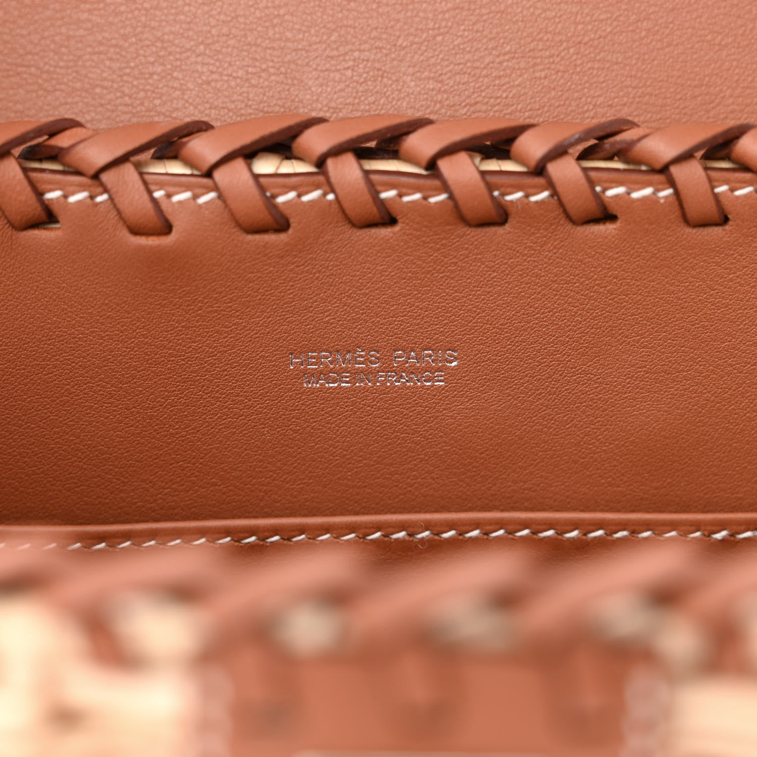 Hermes Wicker Swift Picnic Mini Kelly 20 Naturel Gold 7 of 12