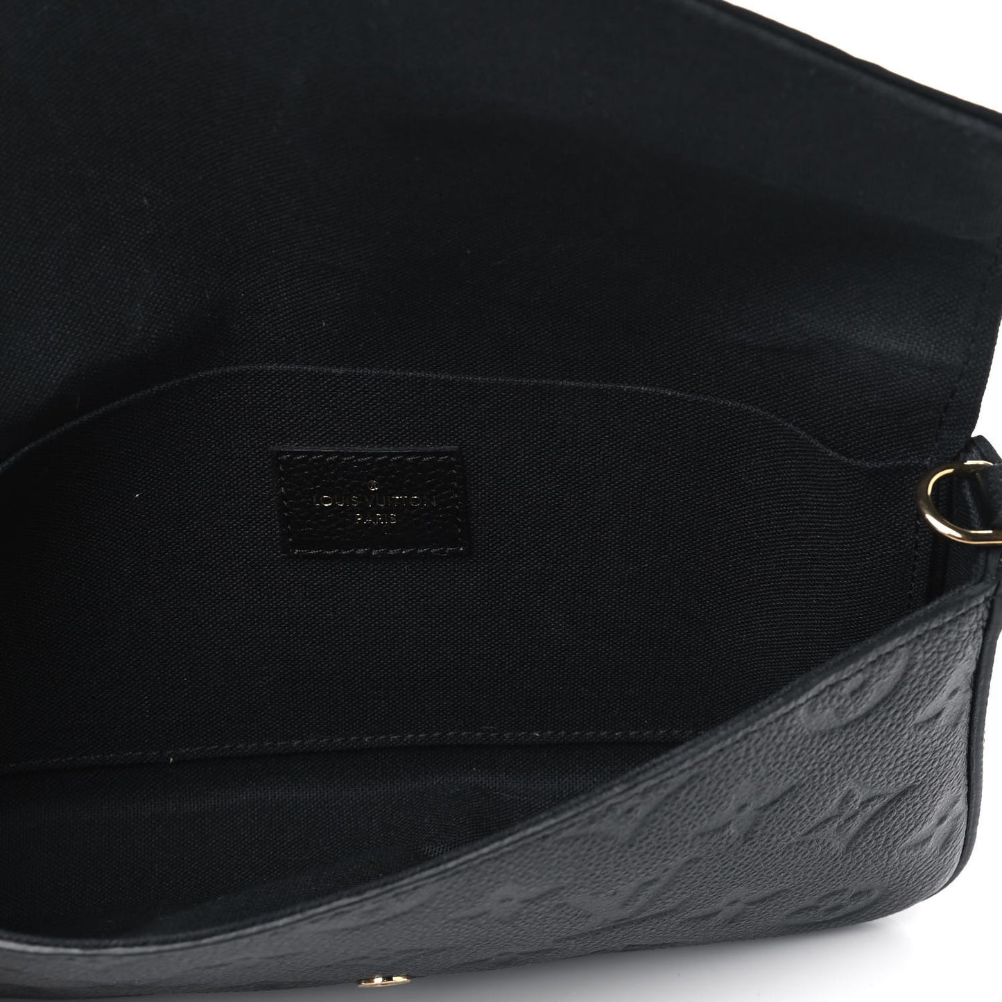 Empreinte Pochette Felicie Chain Wallet Black
