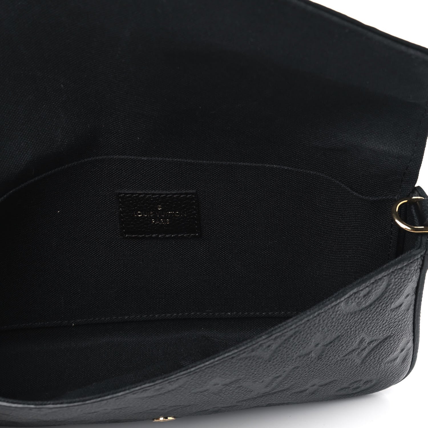 Louis Vuitton Empreinte Pochette Felicie Chain Wallet Black 4 of 4