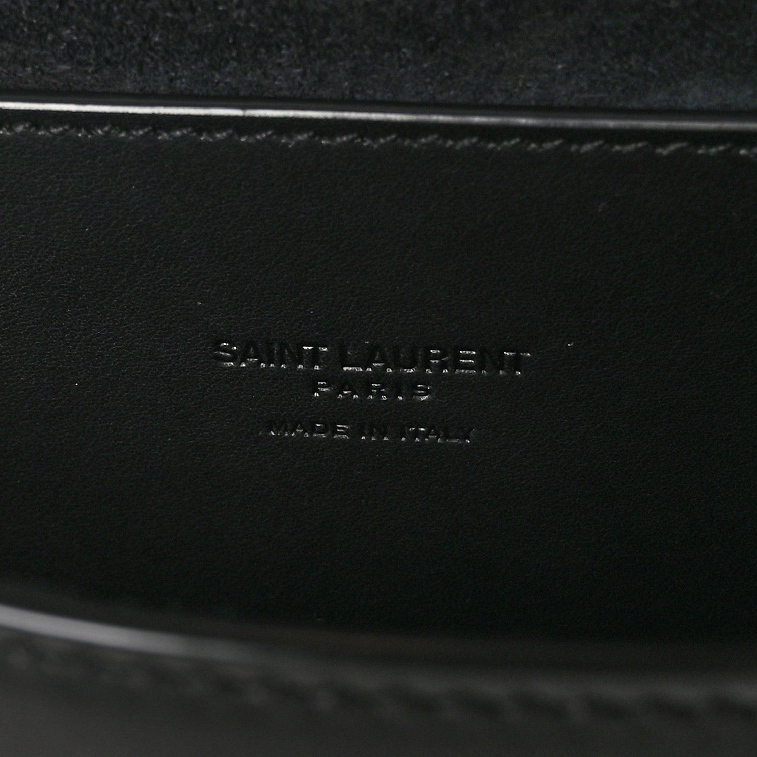 Saint Laurent Smooth Calfskin Monogram Medium Kaia Satchel Black 6 of 10