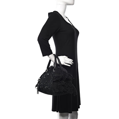 Prada Lace Pizzo S Bowler Black 1 of 12
