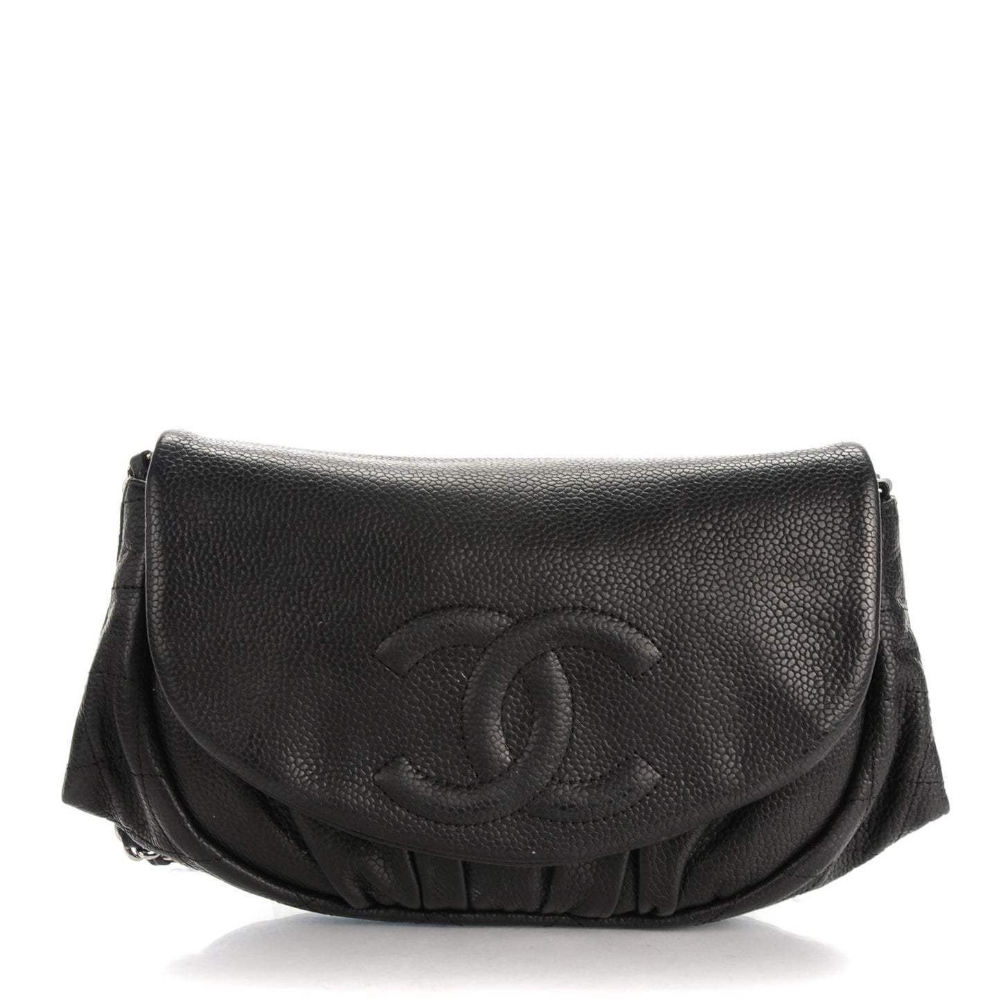 Caviar Half Moon Wallet On Chain WOC Black