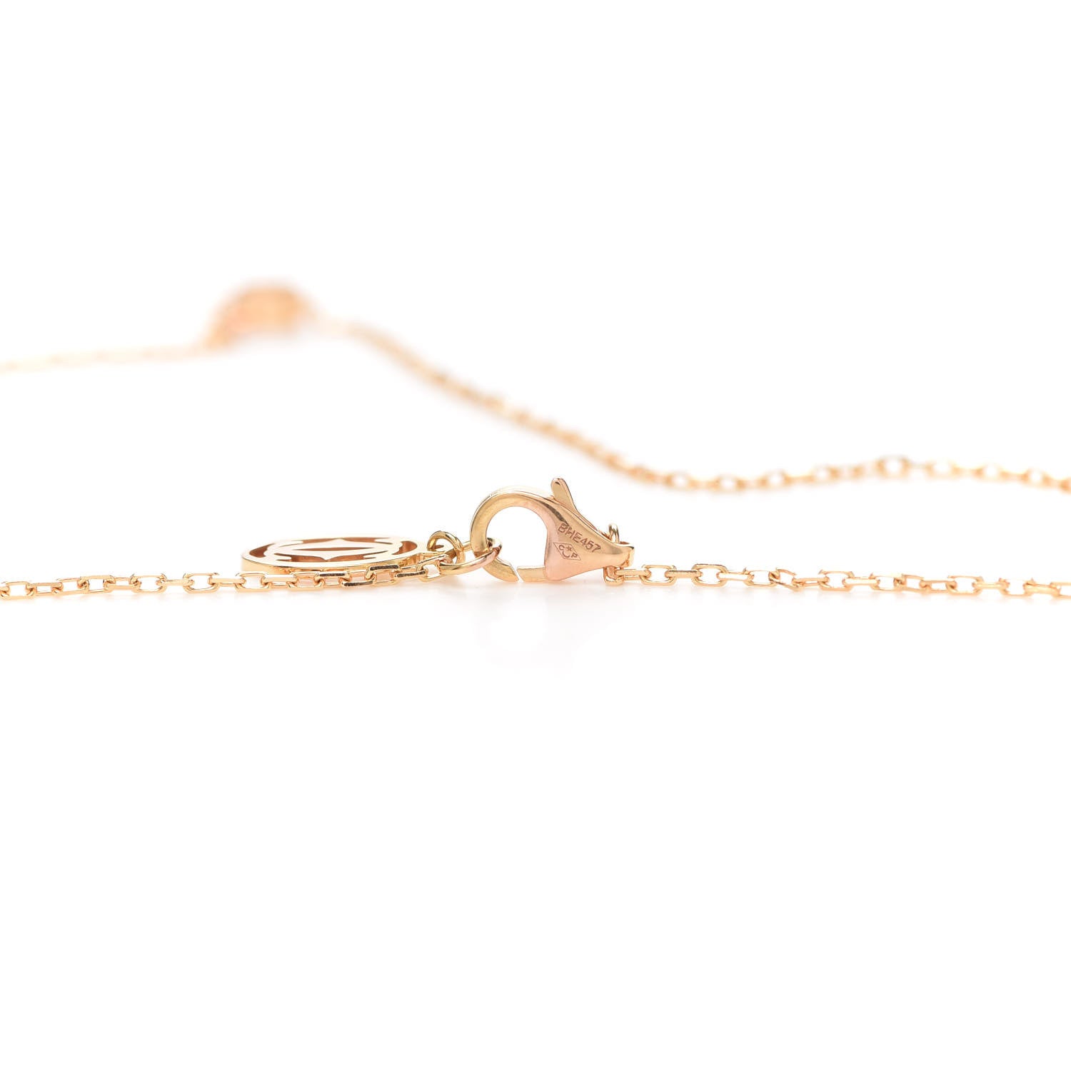 Cartier 18K Pink Gold Diamond LM D'Amour Pendant Necklace 4 of 6