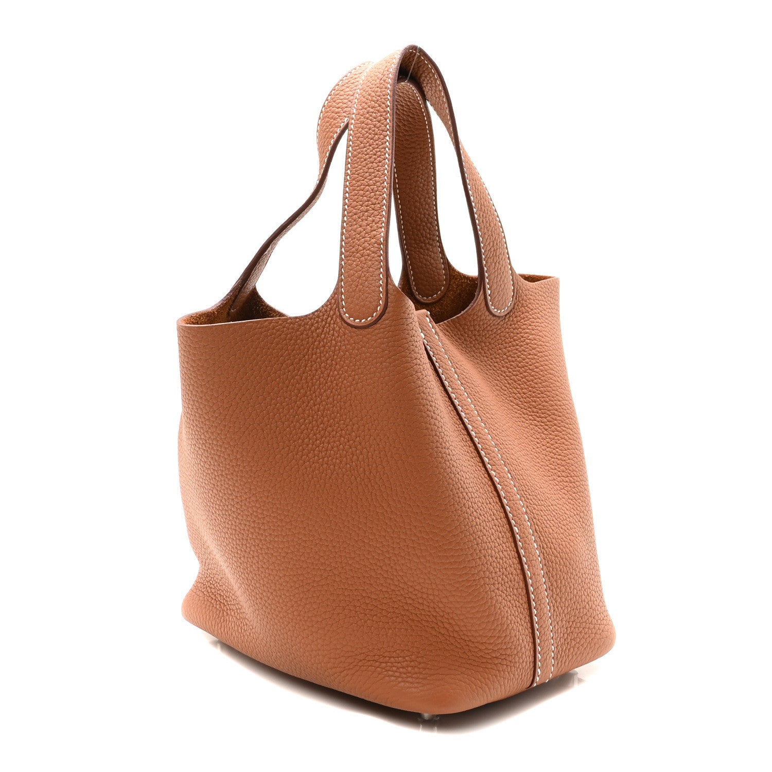 Hermes Taurillon Clemence Picotin Lock 18 PM Gold 3 of 9