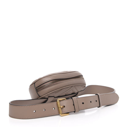 Gucci Calfskin Matelasse GG Marmont Belt Bag 85 34 Porcelain Rose 3 of 11