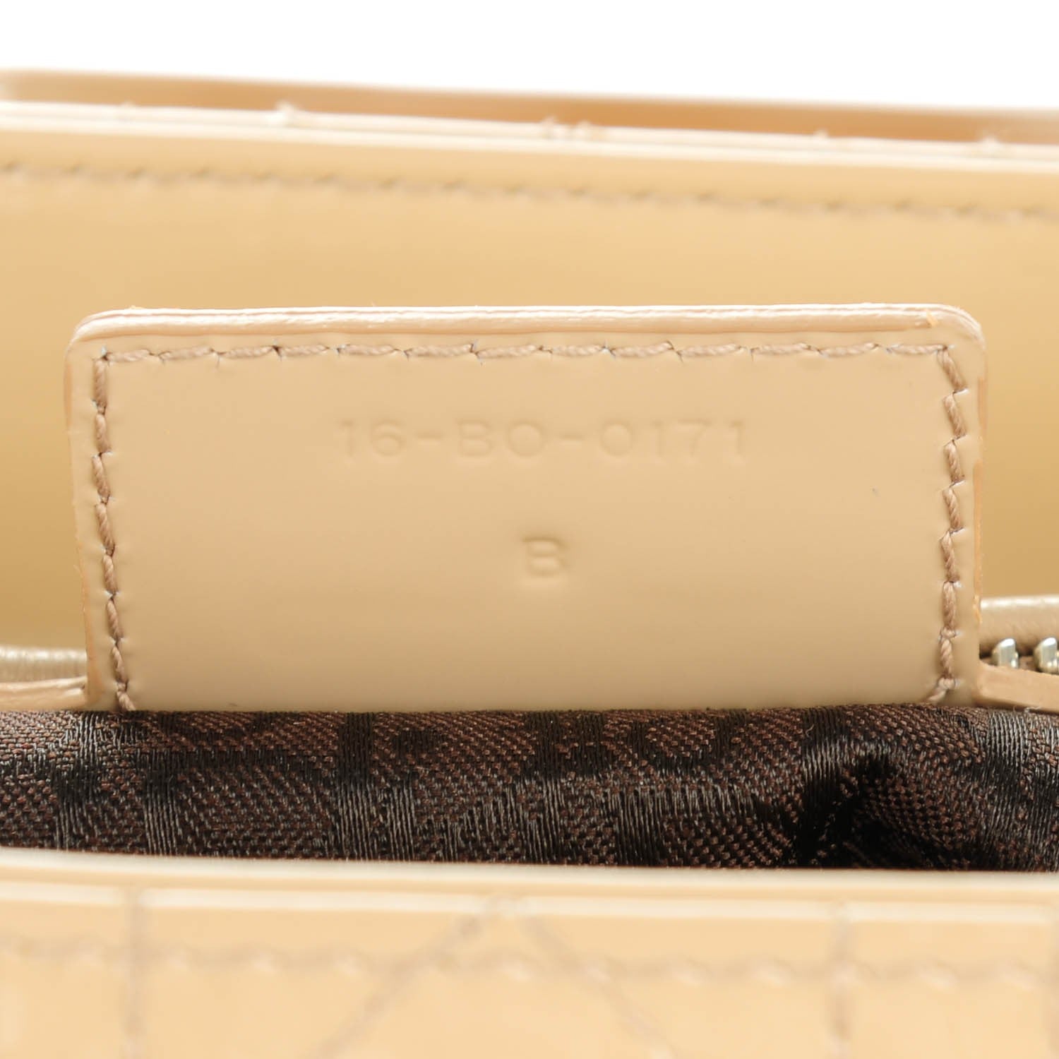 Christian Dior Patent Cannage Medium Lady Dior Beige 7 of 7