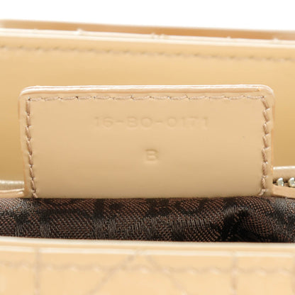 Christian Dior Patent Cannage Medium Lady Dior Beige 7 of 7