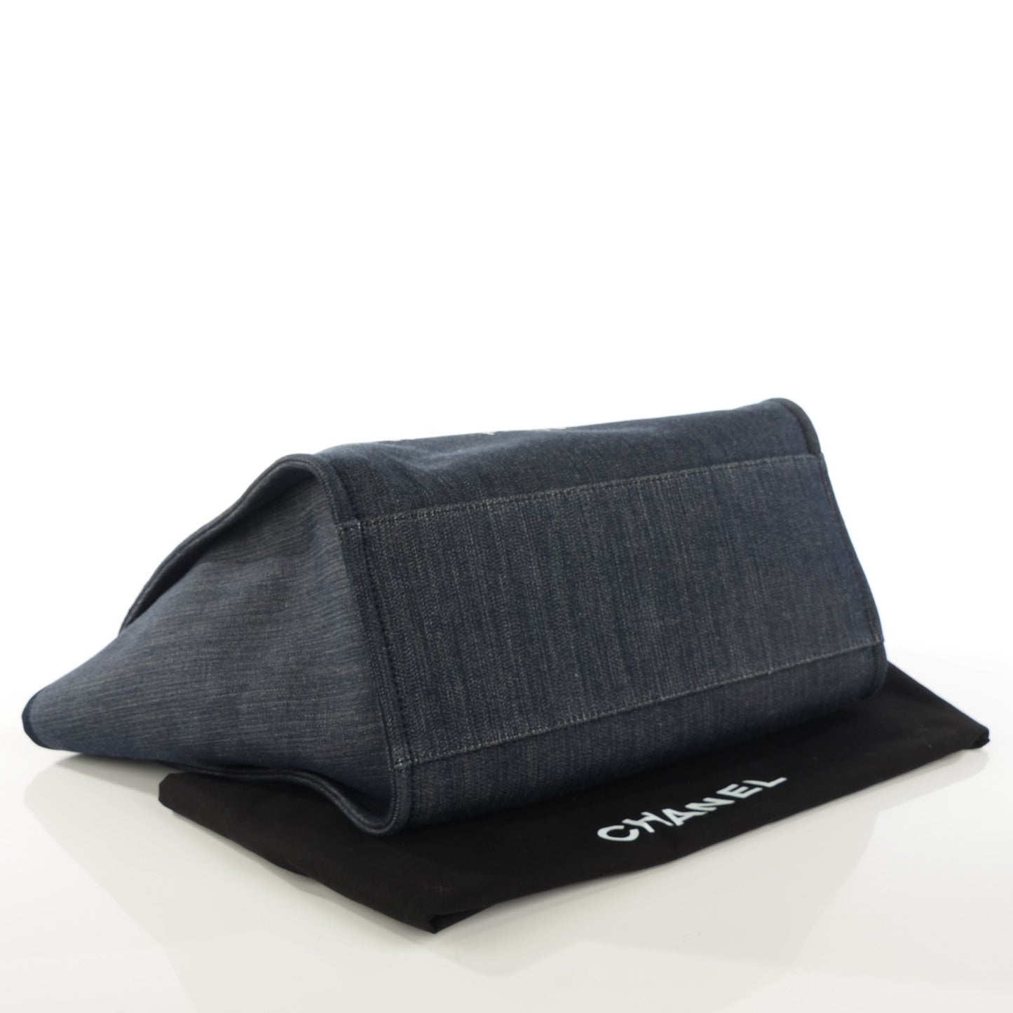Canvas Large Deauville Tote Dark Blue