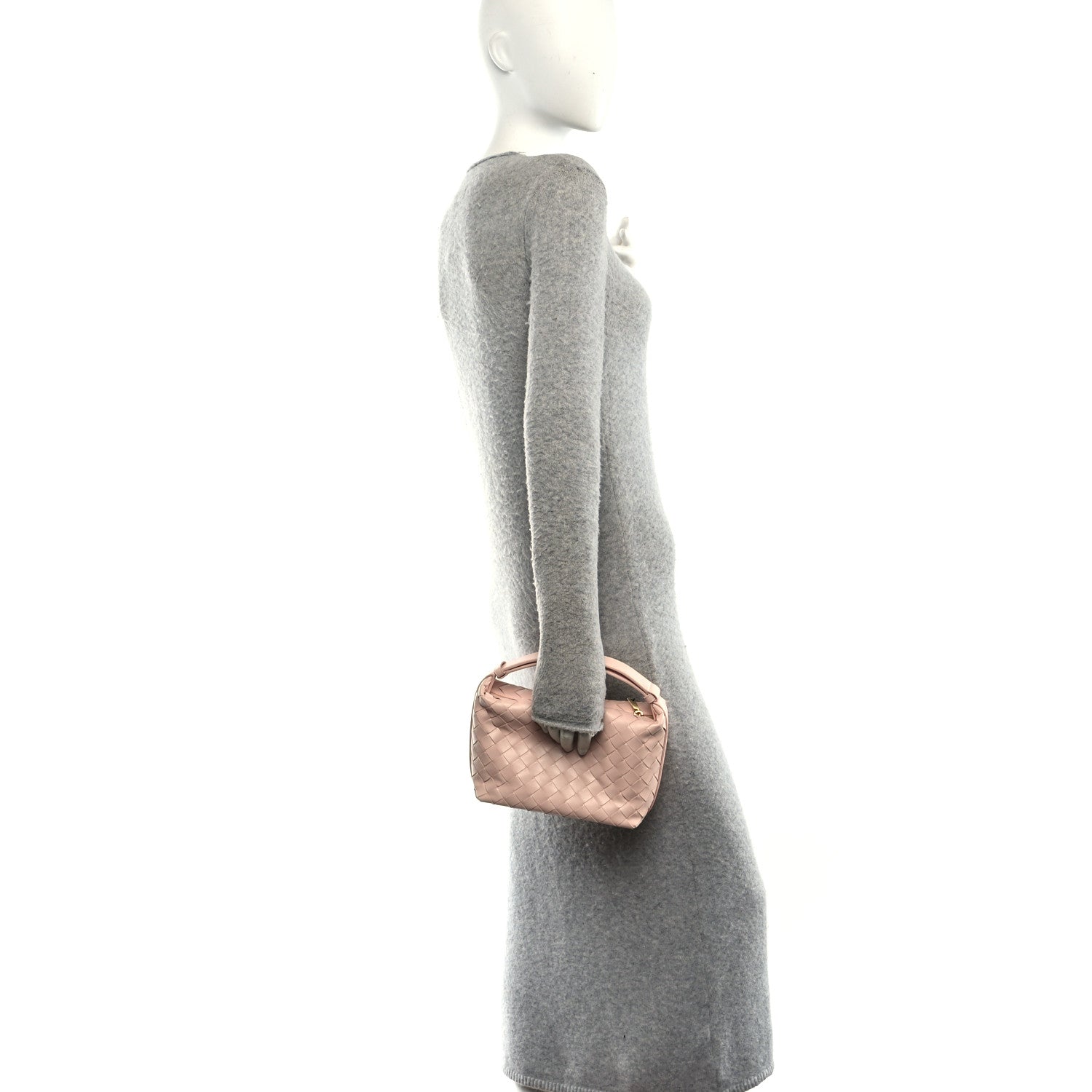 Bottega Veneta Calfskin Nappa Intrecciato Mini Wallace Bliss Washed 2 of 10