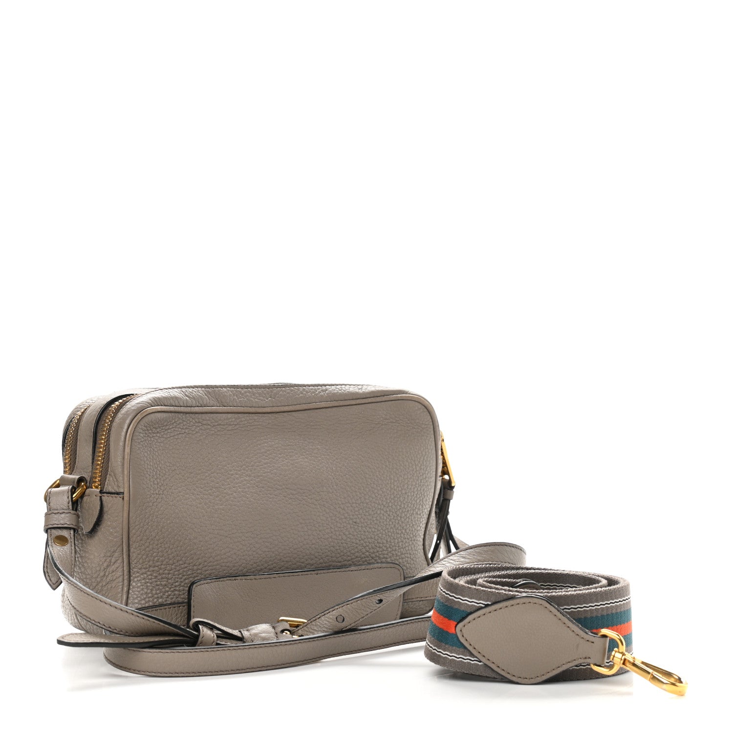 Prada Vitello Daino Medium Double Zip Shoulder Bag Argilla 4 of 15