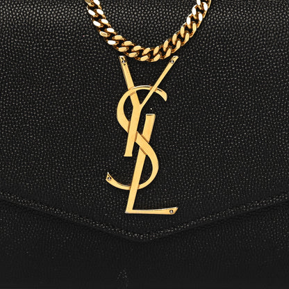 Saint Laurent Grain de Poudre Uptown Chain Wallet Black 11 of 16