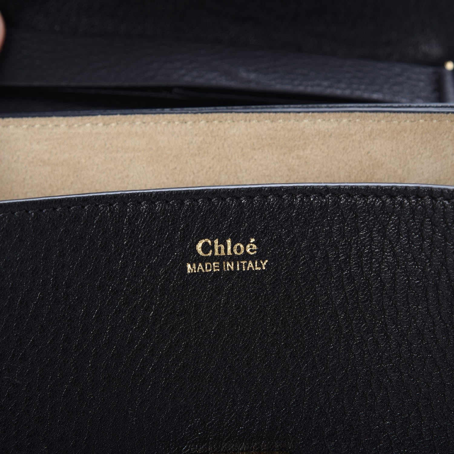 Chloe Grained Lambskin Drew Shoulder Bag Black 6 of 6