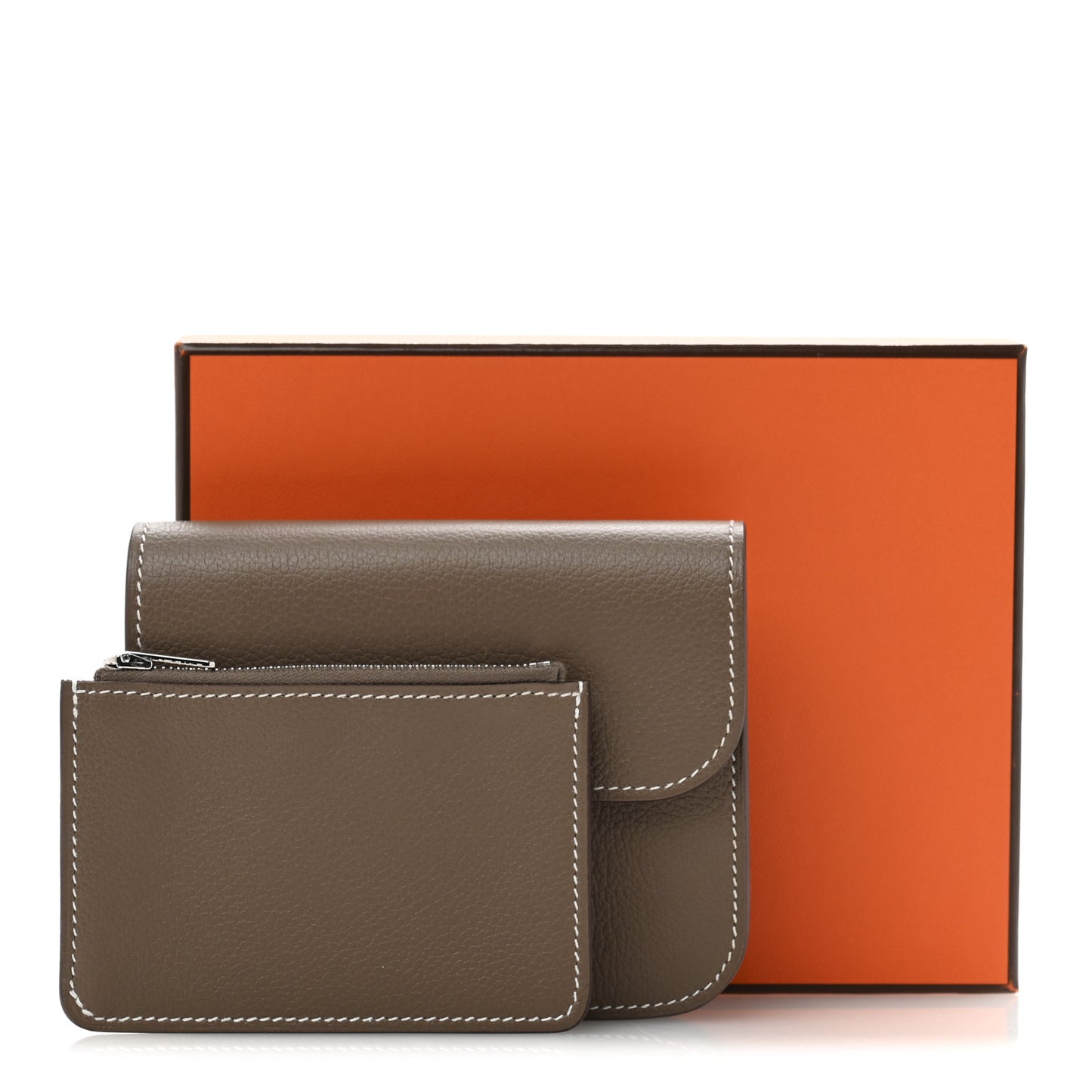 Evercolor Constance Slim Wallet Etoupe