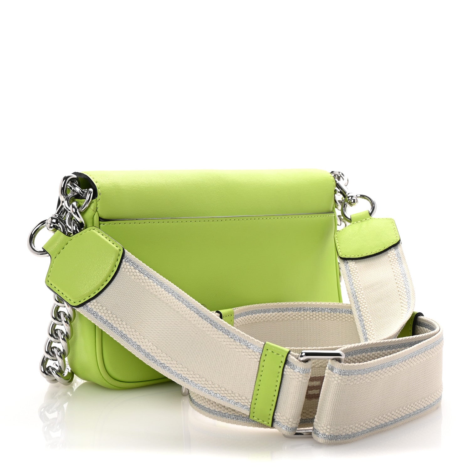 Marc Jacobs Calfskin The J Marc Shoulder Bag Green Glow 3 of 10