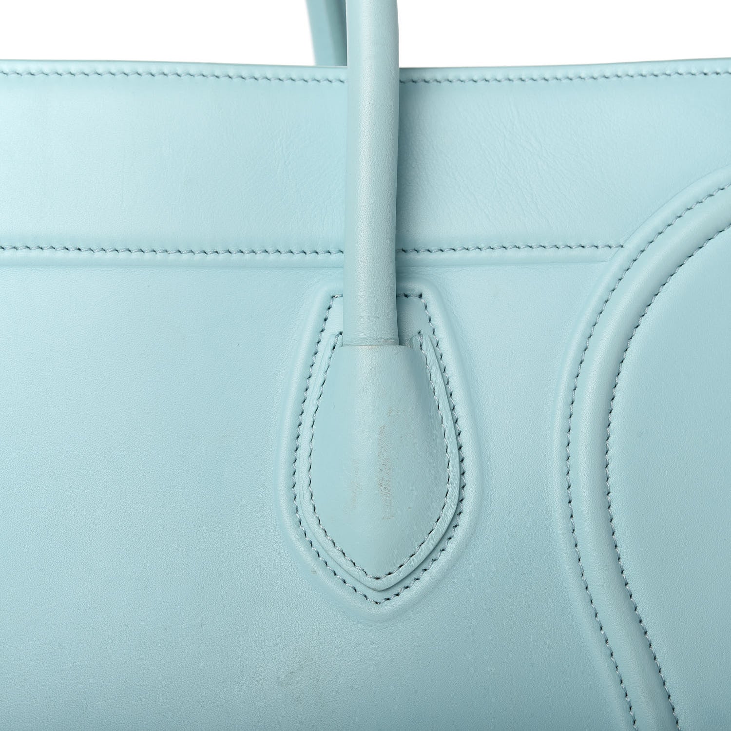 Celine Supple Calfskin Medium Phantom Luggage Azur 14 of 16