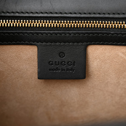 Gucci Calfskin Medium Sylvie Top Handle Bag Blue 6 of 16