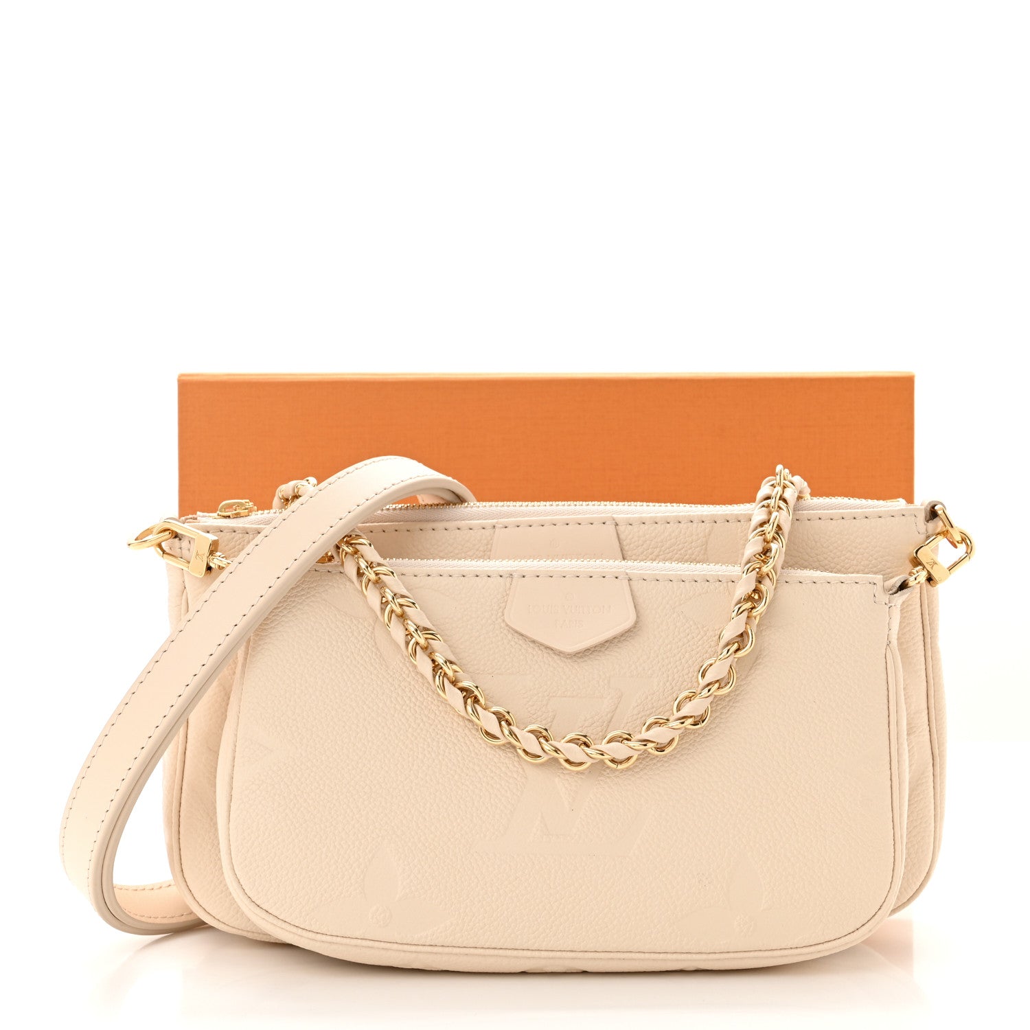 Louis Vuitton Empreinte Monogram Giant Multi Pochette Accessories Cream 11 of 11