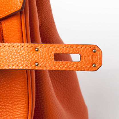 Hermes Togo Birkin 35 Orange 8 of 11