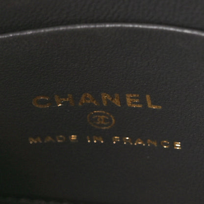 Chanel Lambskin Quilted Top Handle Flap Clutch With Chain Grey 6 of 11