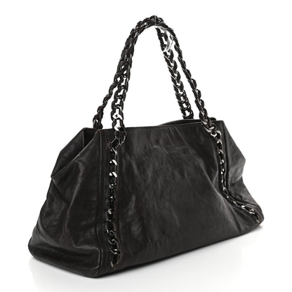 Chanel Glazed Caviar Large East West Modern Chain Tote Brown 3 of 9