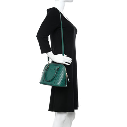 Gucci Soft Microguccissima Mini Dome Bag Emerald 2 of 9
