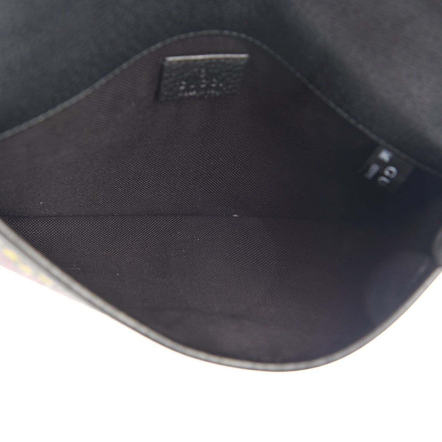 GG Supreme Monogram Psychedelic Slim Belt Bag Black