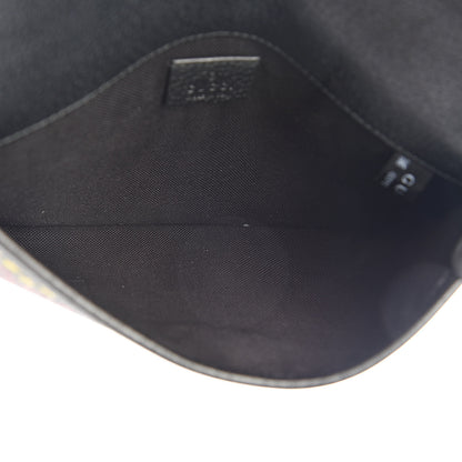 Gucci GG Supreme Monogram Psychedelic Slim Belt Bag Black 5 of 11