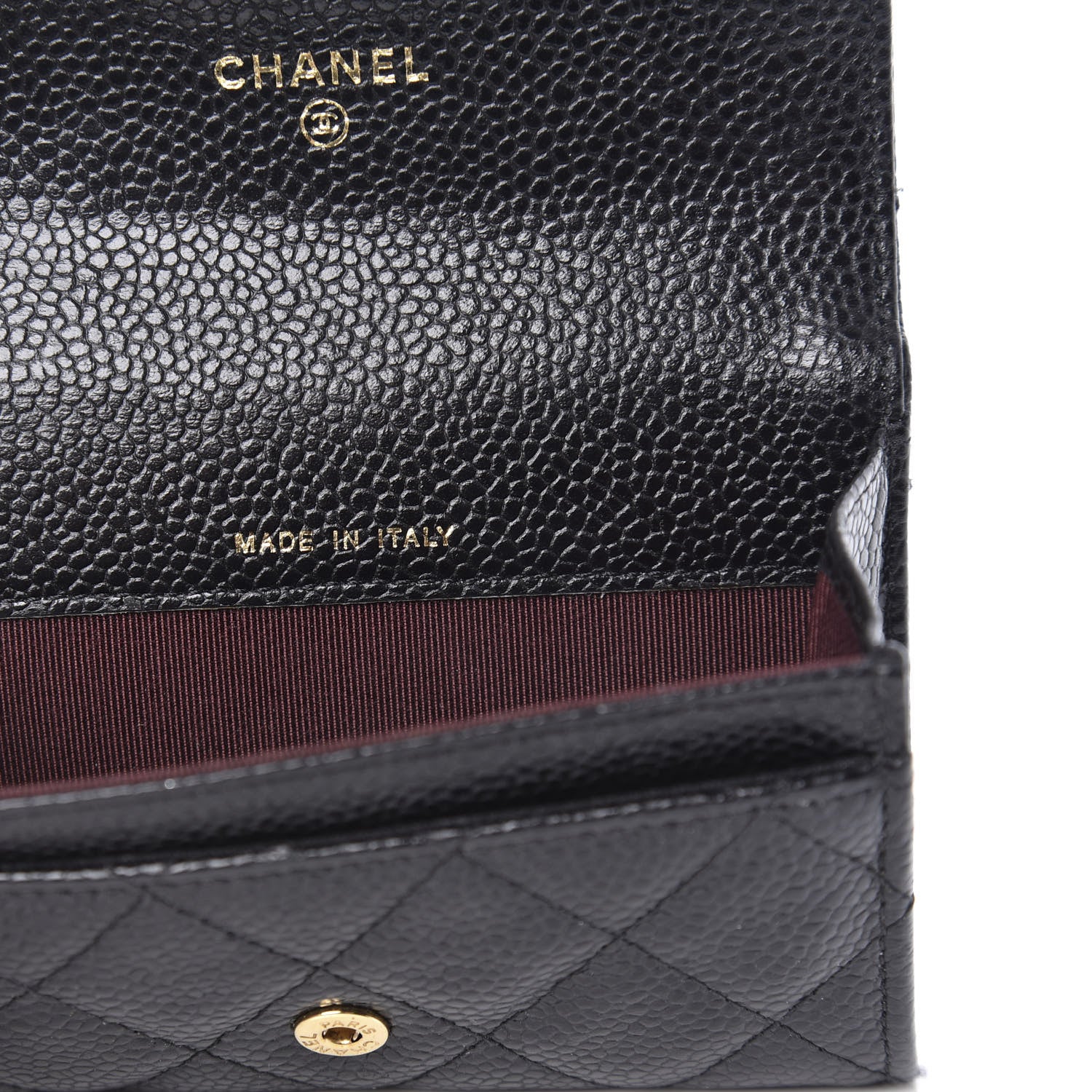 Chanel Caviar Quilted Flap Card Holder Black 6 of 9