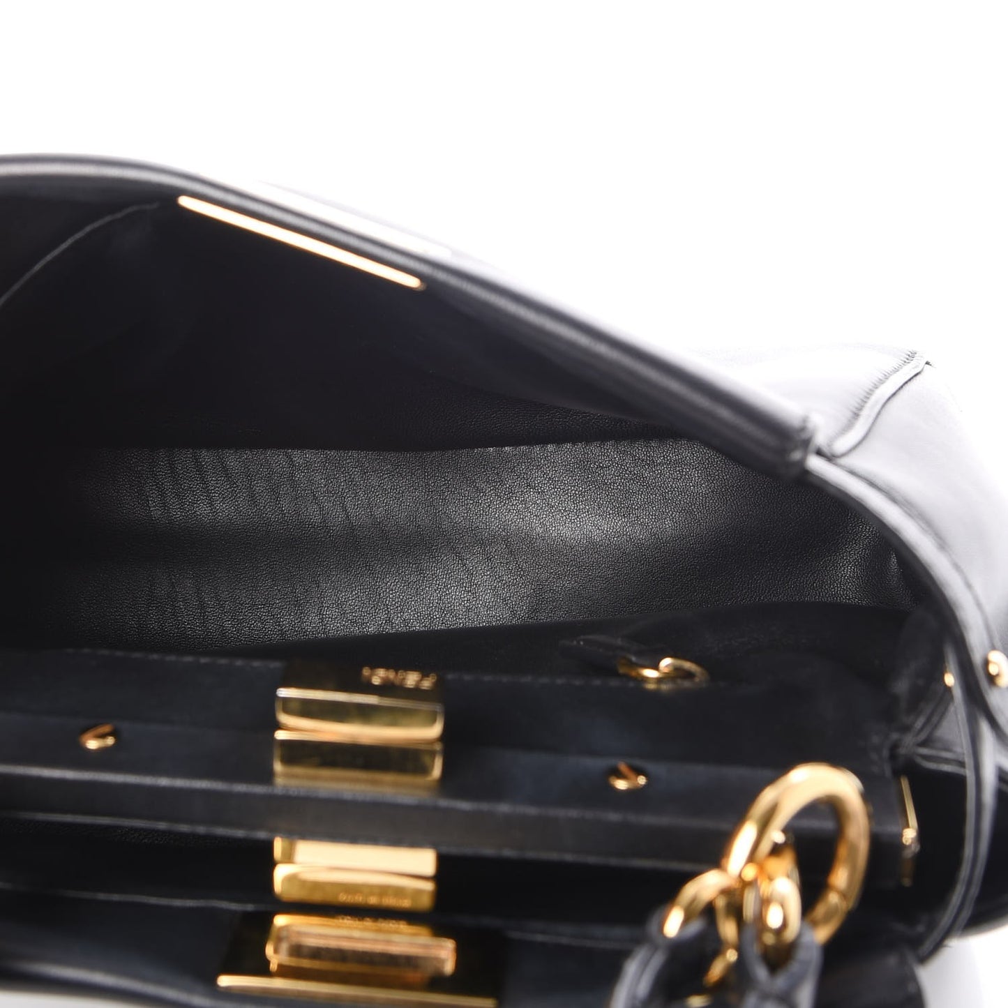 Nappa Mini Peekaboo Iconic Satchel Black