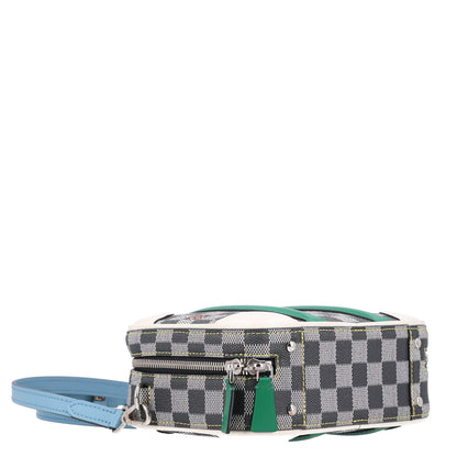 Louis Vuitton Damier Valisette BB Black White 4 of 10