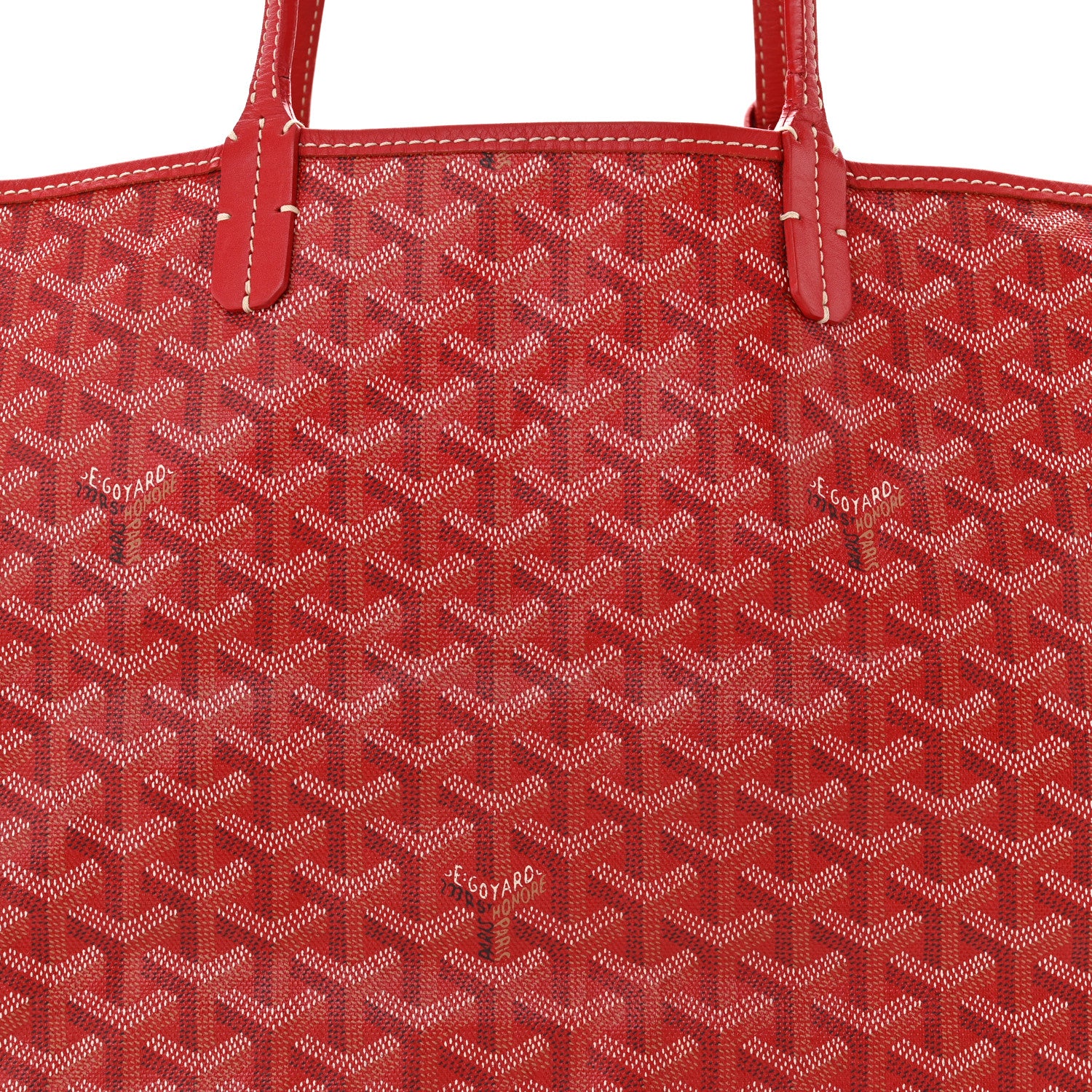 Goyard Goyardine Saint Louis PM Red 9 of 12