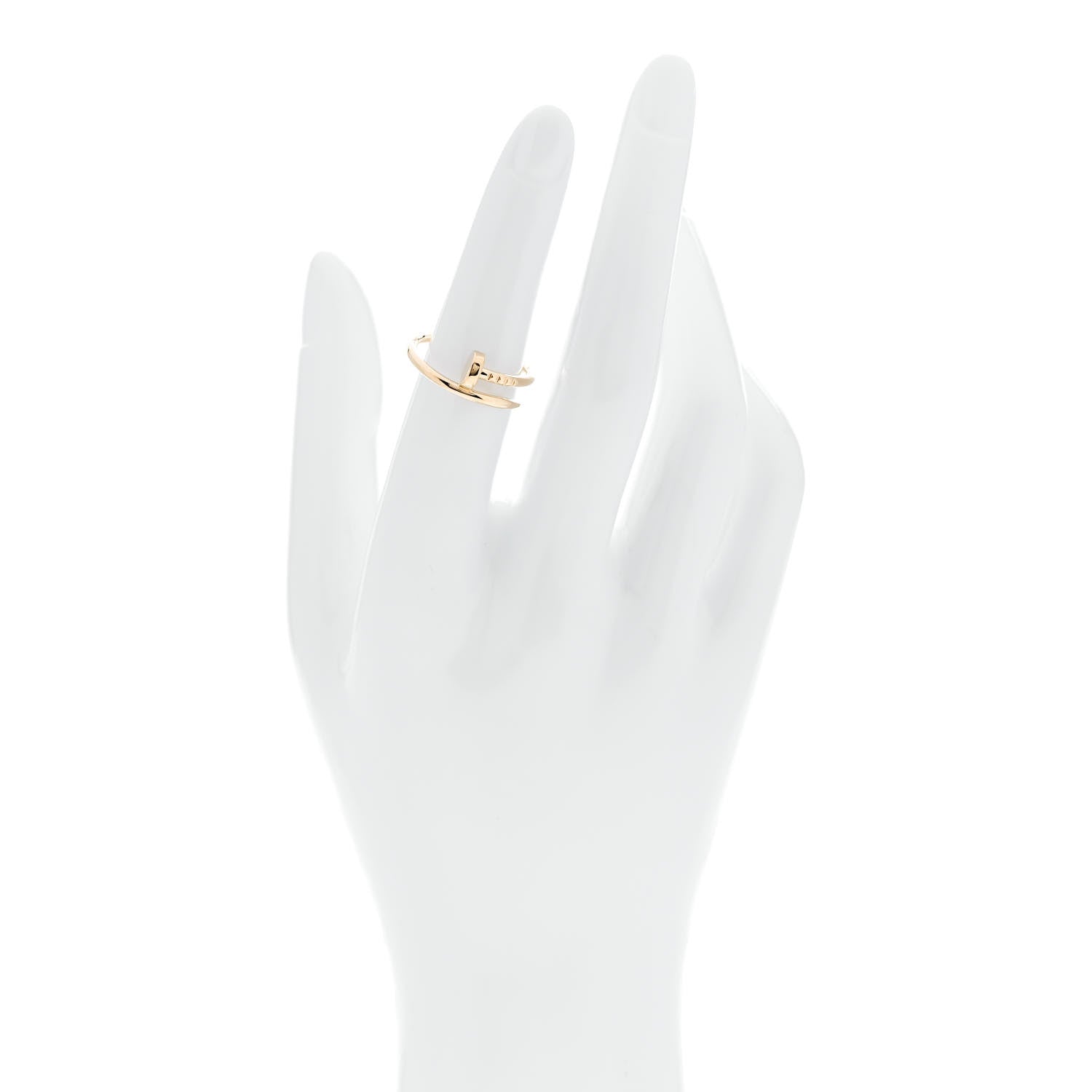 Cartier 18K Yellow Gold Small Juste Un Clou Ring 51 5.75 2 of 6