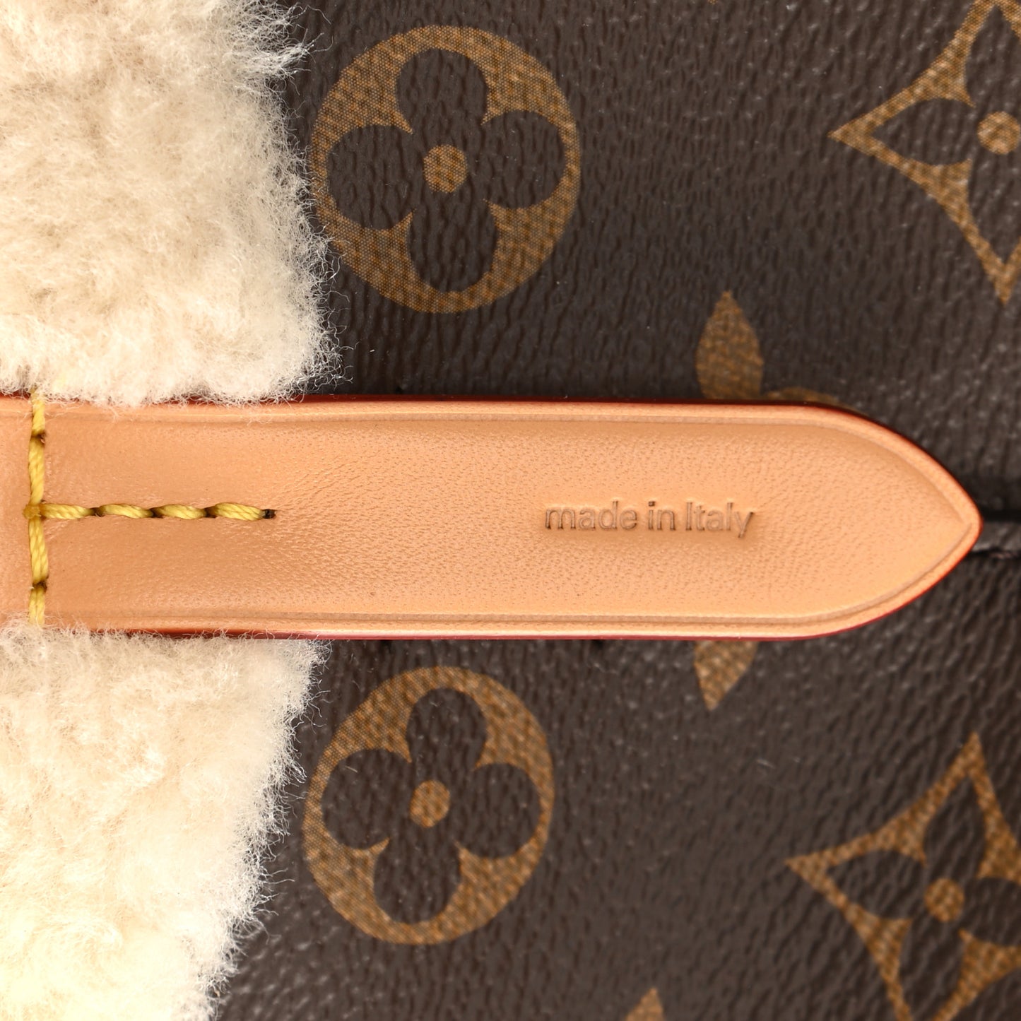 Monogram Shearling Cozygram Neonoe BB