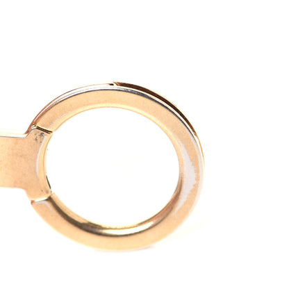 Louis Vuitton Metal Pochette Extender Key Ring Chain Gold 7 of 7