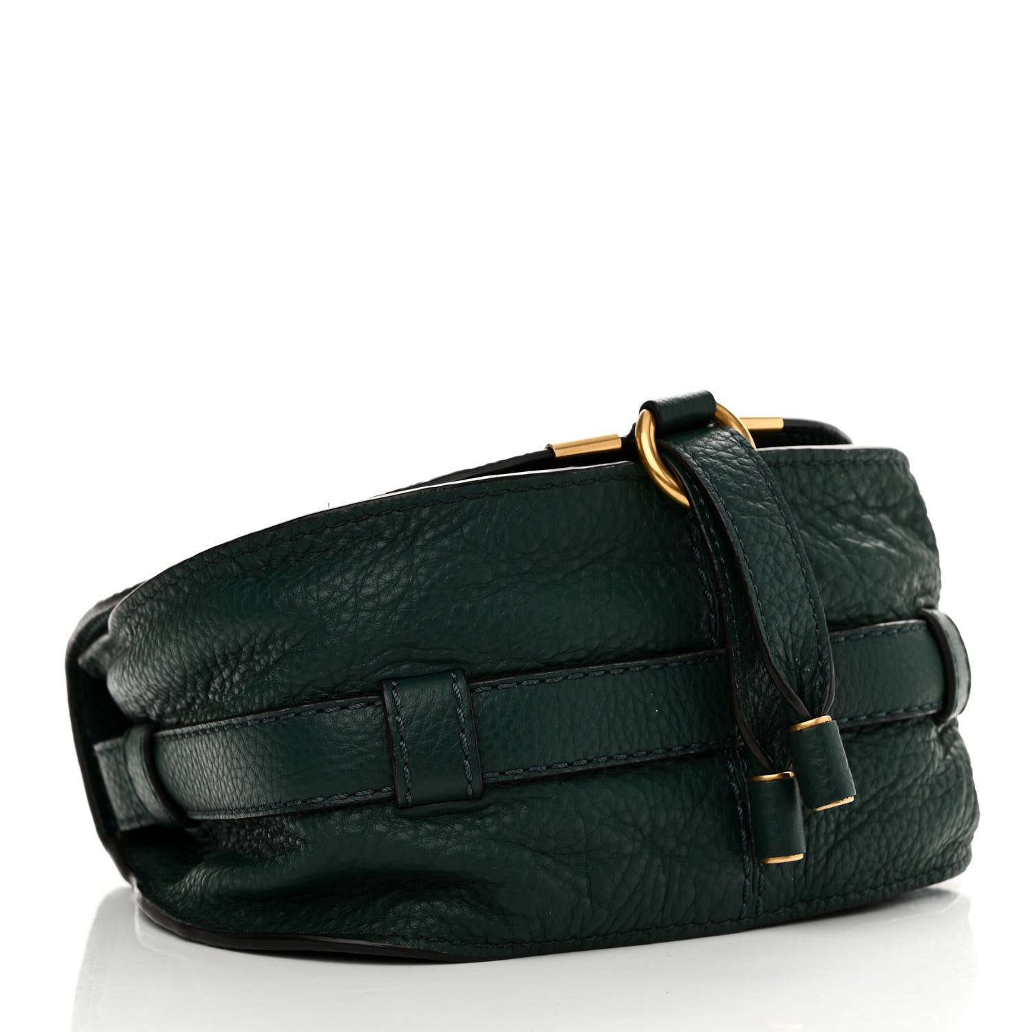 Chloe Calfskin Mini Marcie Round Crossbody Bag Rainforest 4 of 14