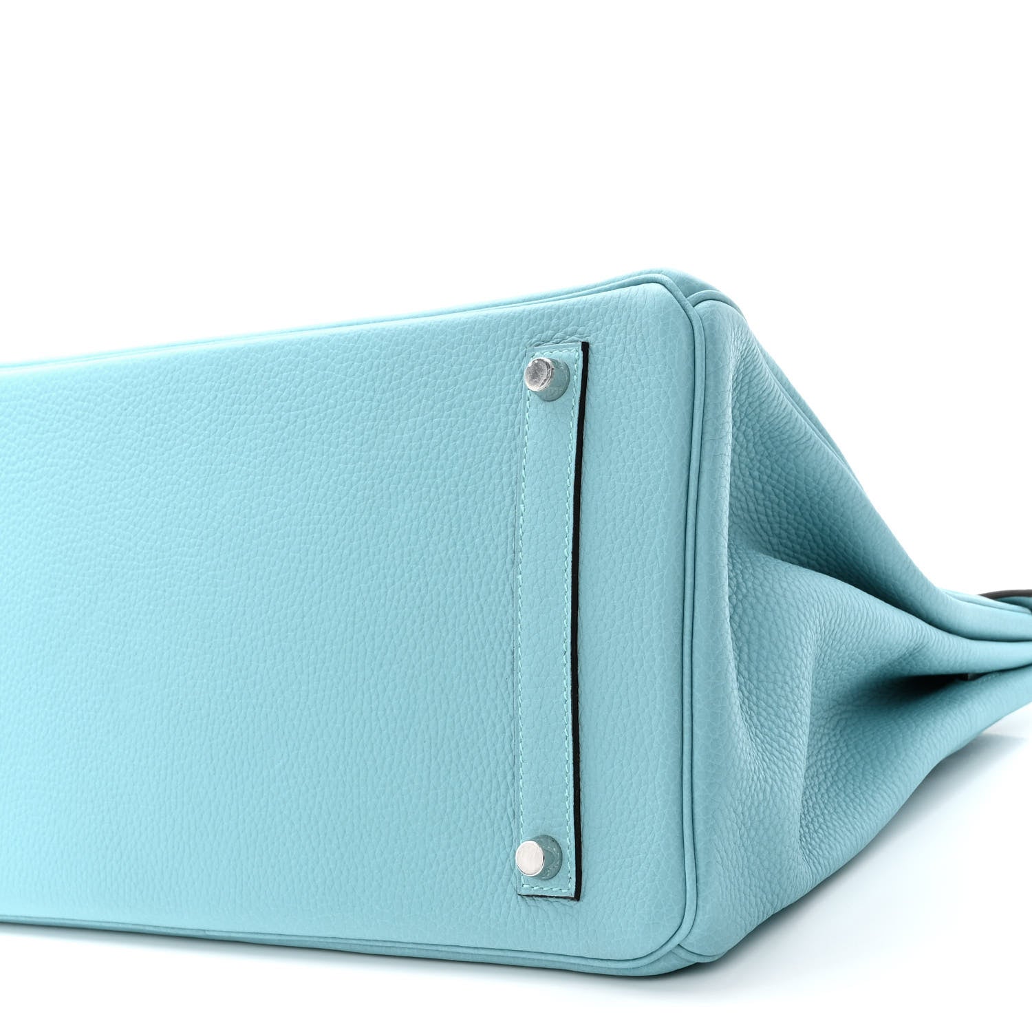 Hermes Taurillon Clemence BIRKIN 35 Bleu Atoll 10 of 10