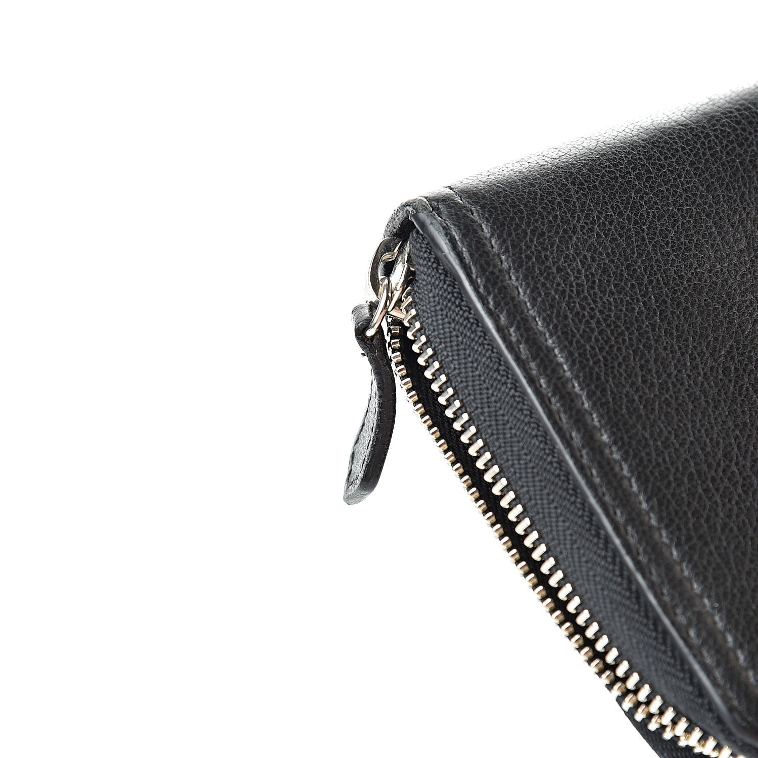 Givenchy Sugar Goatskin Pandora Half Zip Long Wallet Black 14 of 15