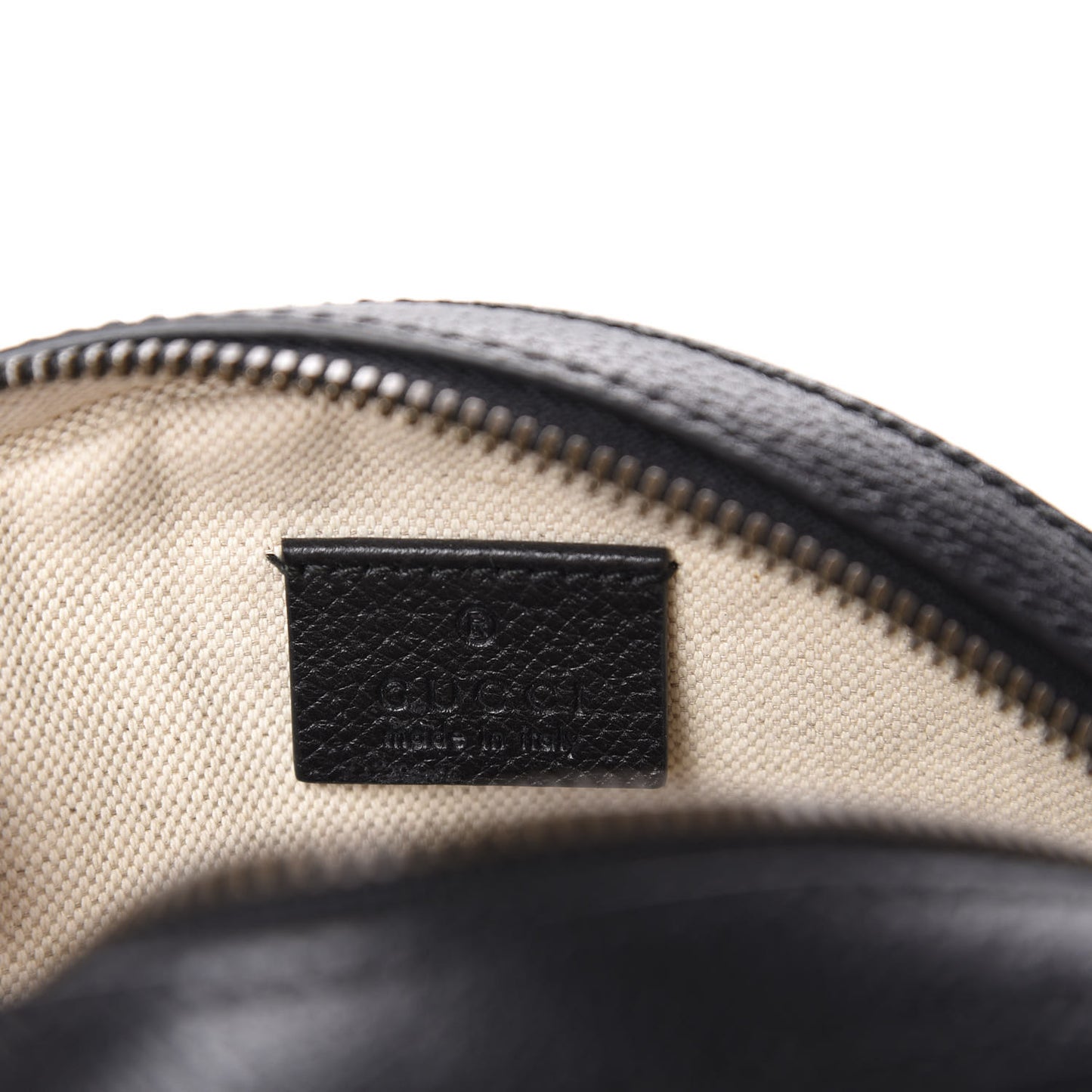 Velvet Calfskin GG Monogram Round Shoulder Bag Blue Beige