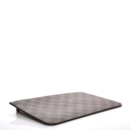 Louis Vuitton Damier Ebene Neverfull MM GM Pochette Rose Ballerine 4 of 8