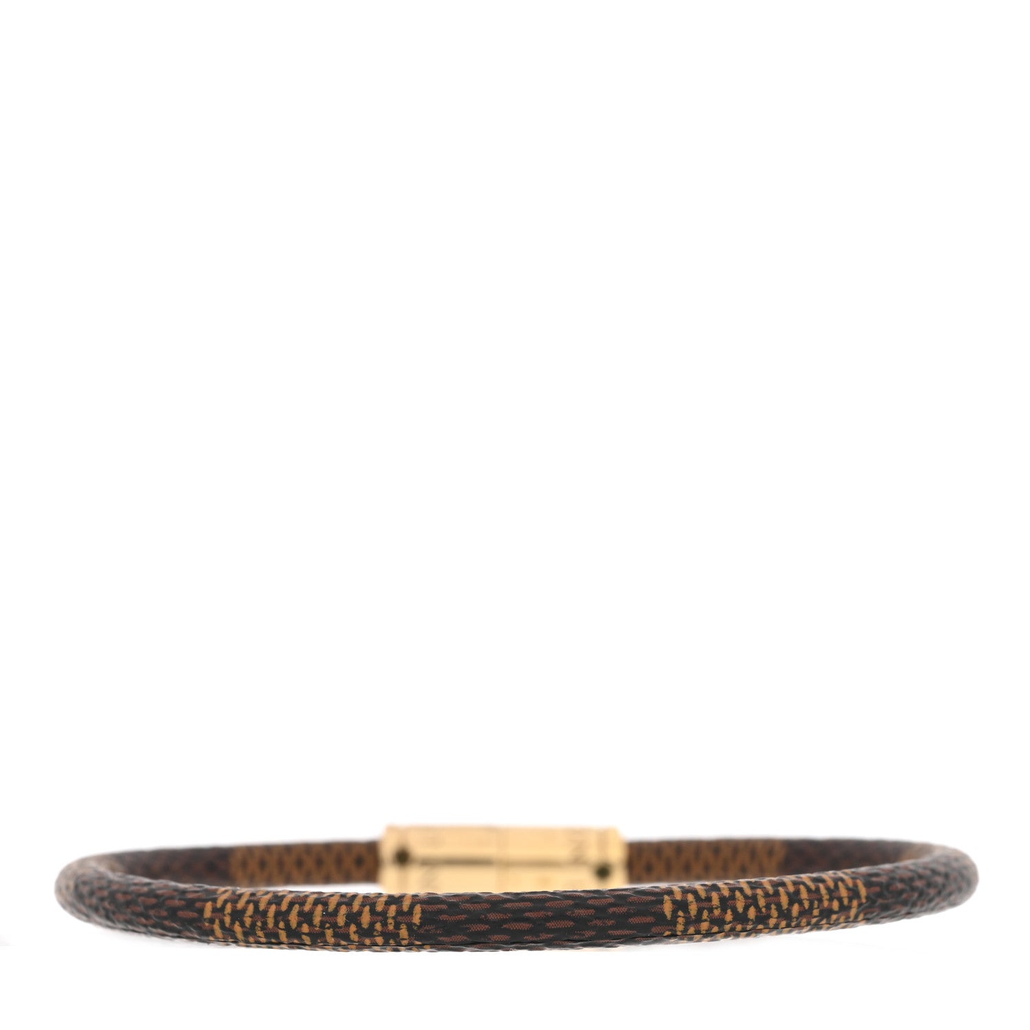 Louis Vuitton Damier Ebene Keep It Bracelet 21 3 of 4