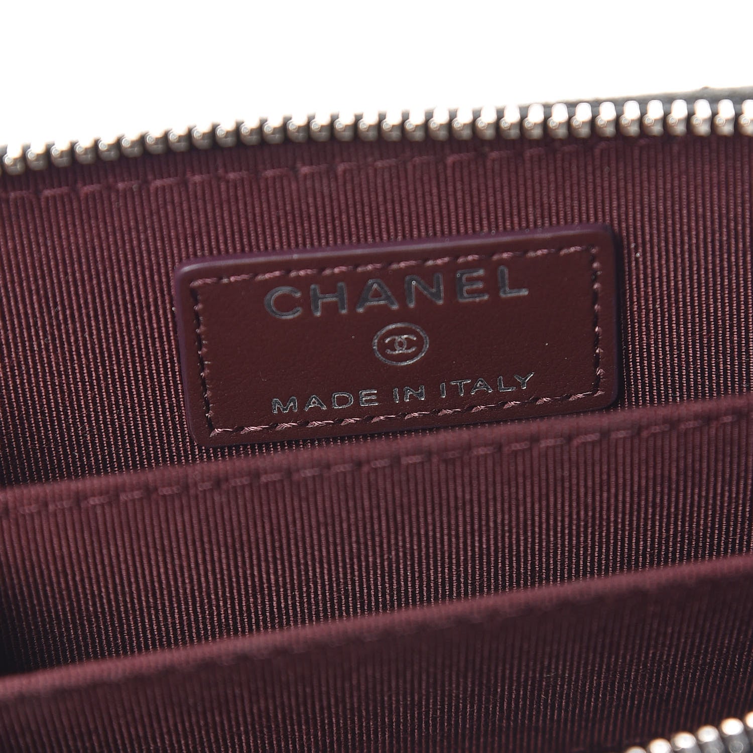 Chanel Caviar Quilted Zip Coin Purse Black 6 of 8
